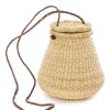 Ghanaian Rambling Rose Lidded Basket Purse Default Title