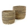 Set/2 Striped Veta Vera Grass Nesting Baskets Default Title