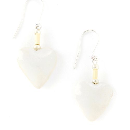 Heart and Soul Handcrafted Porcelain Earrings Default Title