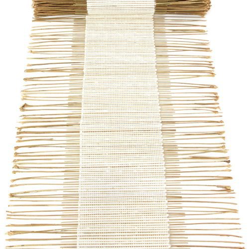 Creamy White African Twig & Mudcloth Table Runner Default Title